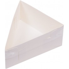 Короб картонный треугольный 14х14х12х7 белый